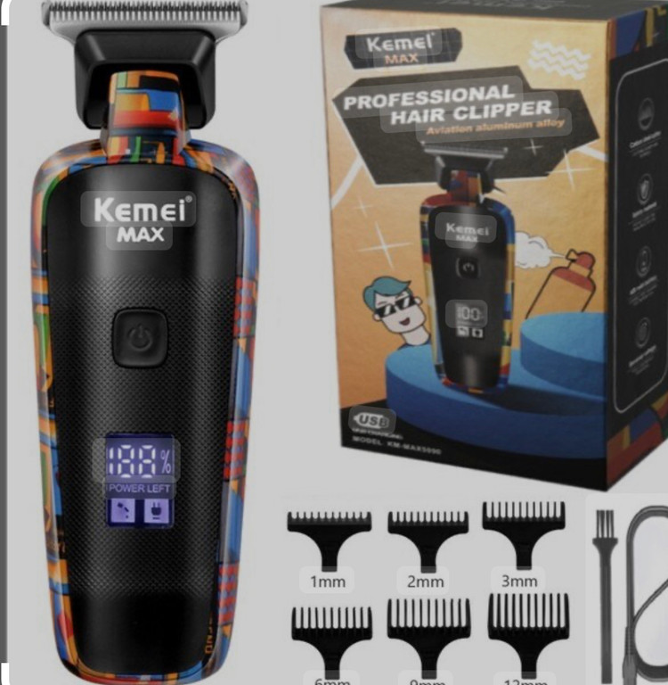 ماشین اصلاح موی سر و صورت شارژی کیمی مدلKEmei KM-MAX5090(حمل رایگان )