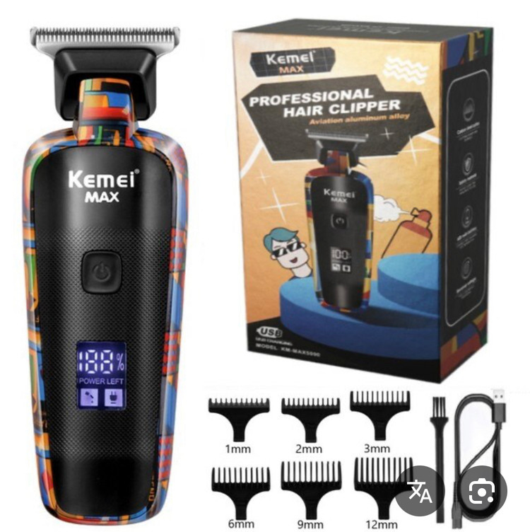 ماشین اصلاح موی سر و صورت شارژی کیمی مدلKEmei KM-MAX5090(حمل رایگان )