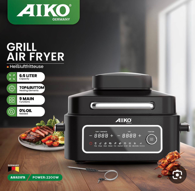 سرخ کن گریل ایکو مدل AK625