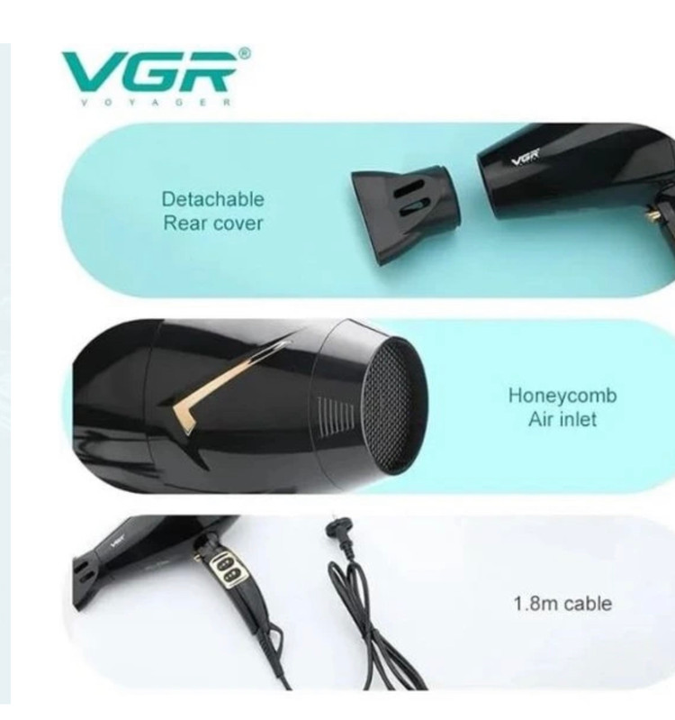 سشوار وی جی ار مدل V-423(حمل رایگان )