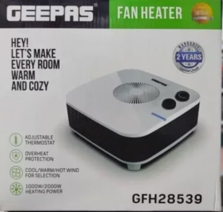فن هیتر جیپاس مدل GFH28539 با قابلیت خاموشی خودکار (ارسال رایگان )
