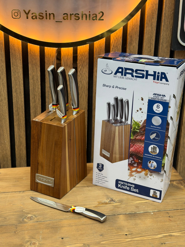سرویس چاقوی عرشیا مدل KS270-3548 ظرفیت ۶ تکه