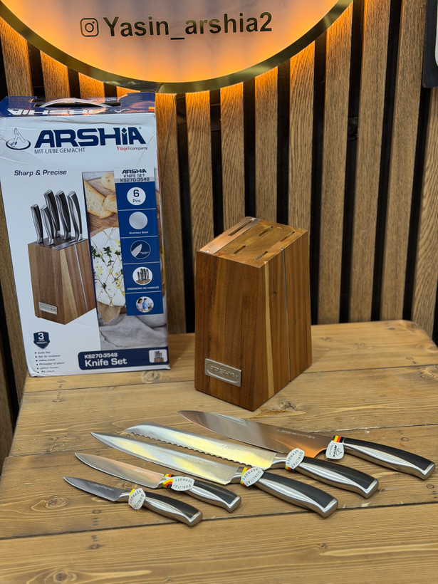 سرویس چاقوی عرشیا مدل KS270-3548 ظرفیت ۶ تکه